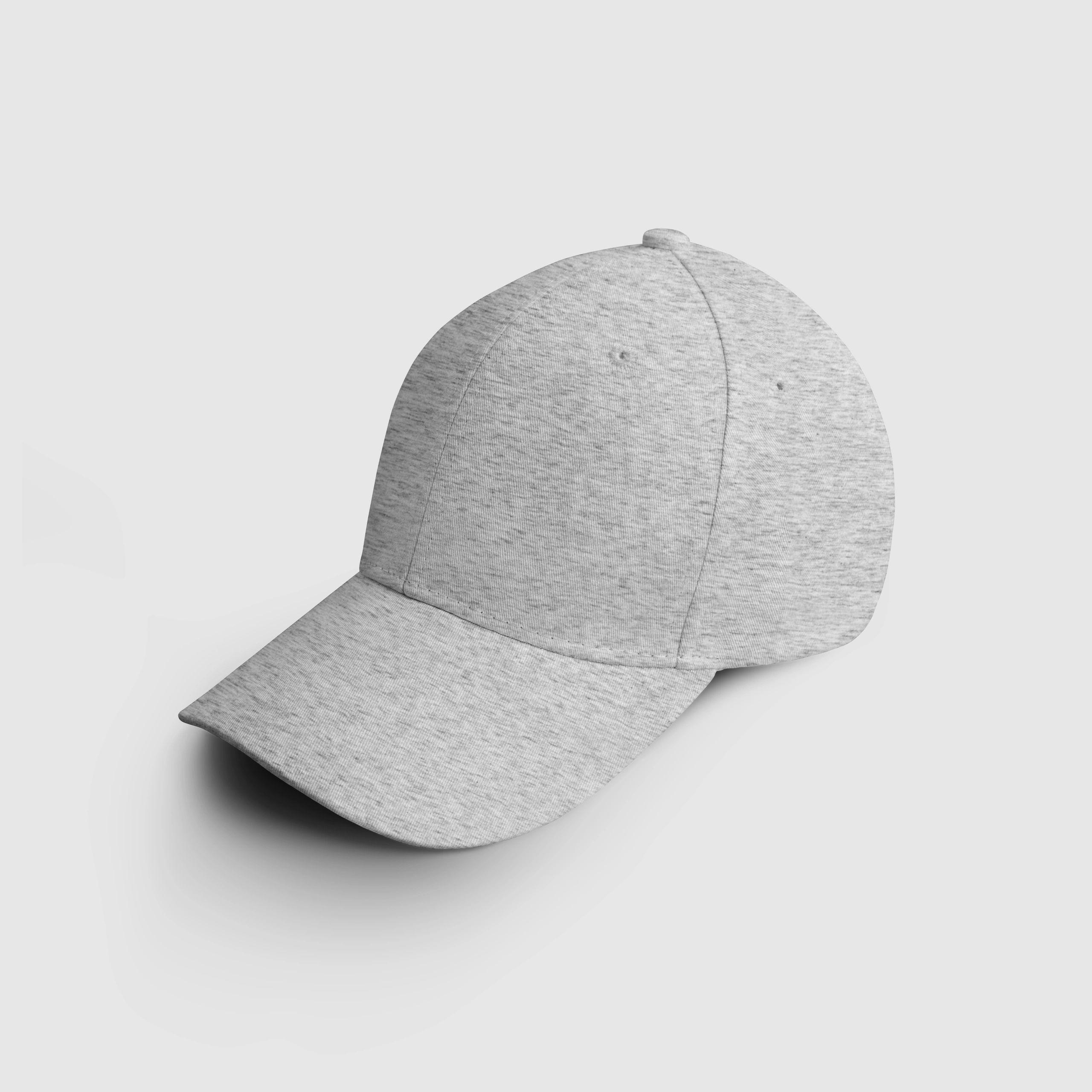 Minimalist cap product mockup on a neutral background