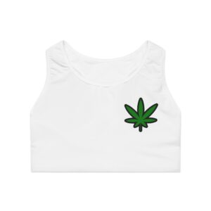 Cannabis Leaf sports Bra (AOP)