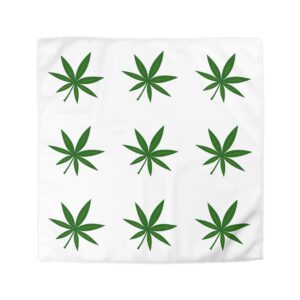 Duvet Cover Cannabis Leaves