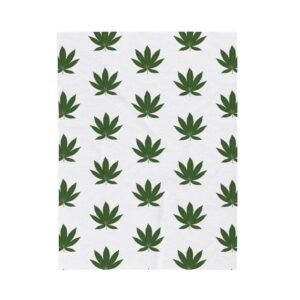 Leaf Plush Blanket - Soft and Cozy Throw for Nature Lovers, Botanical Home Decor, Gift for Garden Enthusiasts - Autumn, Thanksgiving,